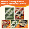 UinkitDouble Sided Photo Paper Glossy 8.5x11 54lbs Inkjet for Dye Ink 200Gsm Value Bulk Pack Picture 8.5 x 11 9.5Mil for Inkjet Printing Printer