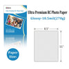 RC Ultra Premium Photo Paper Glossy - Uinkit Photographic Paper 100% Waterproof 4x6 8.5x11 11x17 For Inkjet Printing