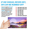 UinkitDouble Sided Photo Paper Glossy 8.5x11 54lbs Inkjet for Dye Ink 200Gsm Value Bulk Pack Picture 8.5 x 11 9.5Mil for Inkjet Printing Printer
