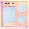 Uinkit Holographic Self-Adhesive Laminated Film Adhesive Transparent Vinyl for Stickers,10Sheets Overlay Holographic 8.27"x11.7" inches