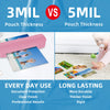 Uinkit Self Adhesive Laminating Pouches, No Machine Needed, A4 / 4R / 5R / Card Sizes, Matte & Glossy, 10 Mil