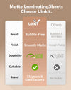 Uinkit A3 / Menu Size Thermal Laminating Pouches, 11.5 x 17.5 Inches, Matte & Glossy, 3.5/5 Mil Thickness