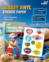 Uinkit Inkjet PP Label Paper A4 (8.5 x 11 Inch), Glossy/Matte/Adhesive/Mixed Finish, 20-200 Sheet Packs
