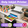 Uinkit 37lb Thin Flyer Paper Glossy 8.5x11 Inkjet 100 Sheets Single Side DIY Chip Bag 135gsm Photos Picture for Inkjet Printer with Dye Ink Letter size A4 Brochure