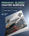 Uinkit Ultra Premium Glossy Photo Paper, 270 GSM Heavy Weight, 50 Sheets, Waterproof Instant Dry RC Coated, for Inkjet Printers