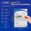 Uinkit US Legal Thermal Laminating Pouches, 9 x 14.5 Inches, Matte & Glossy Finish, 3/4/5/7 Mil Thickness Options