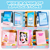 Uinkit 37lb Thin Flyer Paper Glossy 8.5x11 Inkjet 100 Sheets Single Side DIY Chip Bag 135gsm Photos Picture for Inkjet Printer with Dye Ink Letter size A4 Brochure