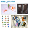 Uinkit 100 Sheets Heavyweight Thick Glossy Photo Paper Single side 8.5x11 Inkjet 68lb 260Gsm DIY Greeting Card Placemat Craft Project Signage Christmas Poster 11.8Mil for Inkjet printer