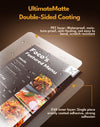 Uinkit US Legal Thermal Laminating Pouches, 9 x 14.5 Inches, Matte & Glossy Finish, 3/4/5/7 Mil Thickness Options