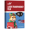 Uinkit Laser Transparency Film Transparent Paper for Overhead Projector and Laser Jet Printer Copier,
