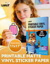 Uinkit Inkjet PP Label Paper A3 (11 x 17 Inch), Glossy/Matte/Adhesive Finish, 10-200 Sheet Packs
