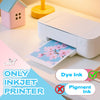 Uinkit 37lb Thin Flyer Paper Glossy 8.5x11 Inkjet 100 Sheets Single Side DIY Chip Bag 135gsm Photos Picture for Inkjet Printer with Dye Ink Letter size A4 Brochure