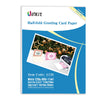 Half Folding Greeting Card Paper - 100sheets 5.5x8.5 Folded Double sides Matt Inkjet Paper Photo Paper Suitable for All Ink Printers
