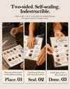 Uinkit PET Cold Laminating Film, A4 / A3 / 4R Sizes, 4 Mil Self-Adhesive Single-Sided Cold Laminating Pouches