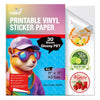 Uinkit Inkjet PET Label Paper A3 (11 x 17 Inch), Matte White/Clear/Bright White, 30-200 Sheet Packs