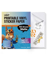 Uinkit Inkjet PP Label Paper A4 (8.5 x 11 Inch), Glossy/Matte/Adhesive/Mixed Finish, 20-200 Sheet Packs