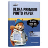 Uinkit Ultra Premium Satin Photo Paper, 250 GSM Heavy Weight, 50 Sheets, Waterproof Instant Dry RC Coated, for Inkjet Printers 4X6INCHES