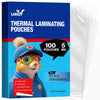 Uinkit A4 Letter Thermal Laminating Pouches, 9 x 11.5 Inches, Matte & Glossy Finish, 3/5/7 Mil Thickness, 30-200 Pack Sizes - Multi-Variation Listing
