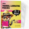 Uinkit A4 Letter Thermal Laminating Pouches, 9 x 11.5 Inches, Matte & Glossy Finish, 3/5/7 Mil Thickness, 30-200 Pack Sizes - Multi-Variation Listing