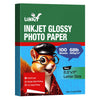 Uinkit 100 Sheets Heavyweight Thick Glossy Photo Paper Single side 8.5x11 Inkjet 68lb 260Gsm DIY Greeting Card Placemat Craft Project Signage Christmas Poster 11.8Mil for Inkjet printer