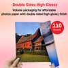 HARTWII Double Sided Photo Paper Glossy Brochure Flyer Paper 110sheets 220sheets