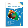 Uinkit Holographic Self-Adhesive Laminated Film Adhesive Transparent Vinyl for Stickers,10Sheets Overlay Holographic 8.27"x11.7" inches