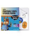 Uinkit Inkjet PP Label Paper A4 (8.5 x 11 Inch), Glossy/Matte/Adhesive/Mixed Finish, 20-200 Sheet Packs