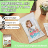 Uinkit Glossy Sticker Paper for Inkjet Printer, 8.5 x 11Inches 6.5Mil Printable Self Adhesive Photo Paper Priner Sticker Papers for Inkjet Printer Dries Quickly Vivid Color