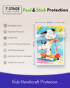 Uinkit PET Cold Laminating Film, A4 / A3 / 4R Sizes, 4 Mil Self-Adhesive Single-Sided Cold Laminating Pouches