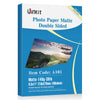 Uinkit Photo Paper Glossy Double Sided 8.5x11 Inkjet 37lb 140gsm Dye ink Thin Photo Picture Flyer Calendar Magazine CD Cover letter