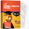 Uinkit Photo Size Thermal Laminating Pouches, 3x5 / 4x6 / 5x7 / Card Sizes, Glossy Finish, 3-5 Mil, Multiple Packs