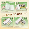 100 Pack Laminating Pouches Holds 11 x 17 Inch Sheets, 3 Mil Laminate Sheets 11.5 x 17.5 Inch for Laminator, Clear Thermal Laminating Pouches with Round Corne