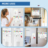 Uinkit Magnetic Dry Erase Calendar with Markers for Refrigerator-16.5X 11.8 Inches- Weekly, Monthly Magnet Planner Grocery List, 4 Markers and Eraser