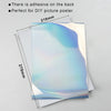 Uinkit Holographic Printable Vinyl Sticker Paper 20 Sheets Letter Size 8.5"x 11"Self-Adhesive Label -Waterproof Rainbow Vinyl Sticker Paper for Inkjet/Laser Printer