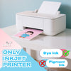 Uinkit 37lb Thin Flyer Paper Glossy 8.5x11 Inkjet 100 Sheets Single Side DIY Chip Bag 135gsm Photos Picture for Inkjet Printer with Dye Ink Letter size A4 Brochure