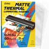 Uinkit A4 Letter Thermal Laminating Pouches, 9 x 11.5 Inches, Matte & Glossy Finish, 3/5/7 Mil Thickness, 30-200 Pack Sizes - Multi-Variation Listing