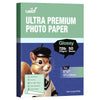 Uinkit Ultra Premium Glossy Photo Paper, 270 GSM Heavy Weight, 50 Sheets, Waterproof Instant Dry RC Coated, for Inkjet Printers