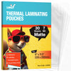 Uinkit A4 Letter Thermal Laminating Pouches, 9 x 11.5 Inches, Matte & Glossy Finish, 3/5/7 Mil Thickness, 30-200 Pack Sizes - Multi-Variation Listing
