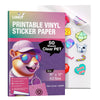Uinkit Inkjet PET Label Paper A3 (11 x 17 Inch), Matte White/Clear/Bright White, 30-200 Sheet Packs