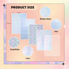 Uinkit Holographic Laminated Film 100Sheets Variety Pack A4 8.27"x11.7" Self-Adhesive Cold Laminating Film Overlay Holographic NO Need Machine (Variety Pack) (100)