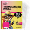 Uinkit A4 Letter Thermal Laminating Pouches, 9 x 11.5 Inches, Matte & Glossy Finish, 3/5/7 Mil Thickness, 30-200 Pack Sizes - Multi-Variation Listing