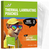Uinkit A4 Letter Thermal Laminating Pouches, 9 x 11.5 Inches, Matte & Glossy Finish, 3/5/7 Mil Thickness, 30-200 Pack Sizes - Multi-Variation Listing