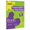 Uinkit Inkjet PP Label Paper A3 (11 x 17 Inch), Glossy/Matte/Adhesive Finish, 10-200 Sheet Packs