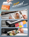 UinkitDouble Sided Photo Paper Glossy 8.5x11 54lbs Inkjet for Dye Ink 200Gsm Value Bulk Pack Picture 8.5 x 11 9.5Mil for Inkjet Printing Printer