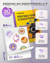 Printable Vinyl Sticker Paper for Inkjet