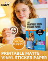Uinkit Inkjet PP Label Paper A4 (8.5 x 11 Inch), Glossy/Matte/Adhesive/Mixed Finish, 20-200 Sheet Packs
