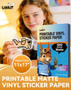 Uinkit Inkjet PP Label Paper A3 (11 x 17 Inch), Glossy/Matte/Adhesive Finish, 10-200 Sheet Packs