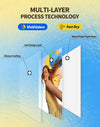 Uinkit 37lb Thin Flyer Paper Glossy 8.5x11 Inkjet 100 Sheets Single Side DIY Chip Bag 135gsm Photos Picture for Inkjet Printer with Dye Ink Letter size A4 Brochure