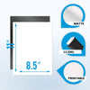 Uinkit Printable Magnetic sheets Non Adhesive 13.5mil 8.5 x 11 Inches Thick Magnet Matte Paper for Inkjet Printers