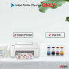Uinkit Vinyl Sticker Paper for Inkjet Printer Laser Printable Waterproof Sticker Cricut Decal Labels Waterproof Adhesive Car Bumper Permanent White